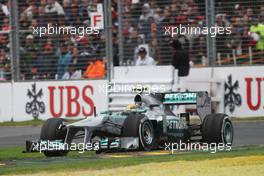 Lewis Hamilton (GBR) Mercedes AMG F1 W04. 17.03.2013. Formula 1 World Championship, Rd 1, Australian Grand Prix, Albert Park, Melbourne, Australia, Race Day.