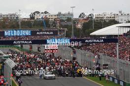 The grid before the start of the race. 17.03.2013. Formula 1 World Championship, Rd 1, Australian Grand Prix, Albert Park, Melbourne, Australia, Race Day.