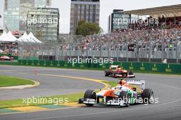 Adrian Sutil (GER) Sahara Force India VJM06. 17.03.2013. Formula 1 World Championship, Rd 1, Australian Grand Prix, Albert Park, Melbourne, Australia, Race Day.