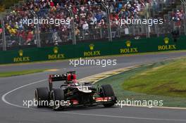 Race winner Kimi Raikkonen (FIN) Lotus F1 E21. 17.03.2013. Formula 1 World Championship, Rd 1, Australian Grand Prix, Albert Park, Melbourne, Australia, Race Day.