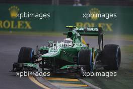 Giedo van der Garde (NLD) Caterham CT03. 16.03.2013. Formula 1 World Championship, Rd 1, Australian Grand Prix, Albert Park, Melbourne, Australia, Qualifying Day.