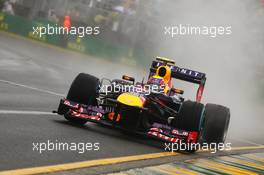 Mark Webber (AUS) Red Bull Racing RB9. 16.03.2013. Formula 1 World Championship, Rd 1, Australian Grand Prix, Albert Park, Melbourne, Australia, Qualifying Day.