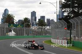 Romain Grosjean (FRA) Lotus F1 E21. 16.03.2013. Formula 1 World Championship, Rd 1, Australian Grand Prix, Albert Park, Melbourne, Australia, Qualifying Day.