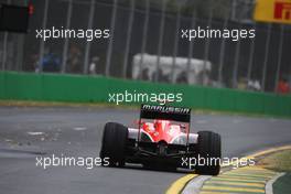 Jules Bianchi (FRA) Marussia F1 Team MR02. 16.03.2013. Formula 1 World Championship, Rd 1, Australian Grand Prix, Albert Park, Melbourne, Australia, Qualifying Day.