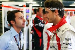 (L to R): Nicolas Todt (FRA) Driver Manager with Jules Bianchi (FRA) Marussia F1 Team. 16.03.2013. Formula 1 World Championship, Rd 1, Australian Grand Prix, Albert Park, Melbourne, Australia, Qualifying Day.