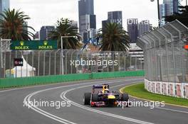 Sebastian Vettel (GER) Red Bull Racing RB9. 16.03.2013. Formula 1 World Championship, Rd 1, Australian Grand Prix, Albert Park, Melbourne, Australia, Qualifying Day.