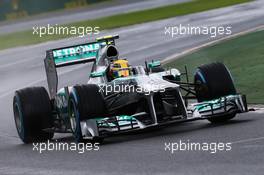 Lewis Hamilton (GBR) Mercedes AMG F1 W04. 16.03.2013. Formula 1 World Championship, Rd 1, Australian Grand Prix, Albert Park, Melbourne, Australia, Qualifying Day.