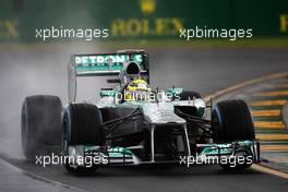 Nico Rosberg (GER) Mercedes AMG F1 W04. 16.03.2013. Formula 1 World Championship, Rd 1, Australian Grand Prix, Albert Park, Melbourne, Australia, Qualifying Day.