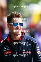 Sebastian Vettel (GER) Red Bull Racing. 16.03.2013. Formula 1 World Championship, Rd 1, Australian Grand Prix, Albert Park, Melbourne, Australia, Qualifying Day.