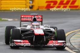 Jenson Button (GBR) McLaren MP4-28. 17.03.2013. Formula 1 World Championship, Rd 1, Australian Grand Prix, Albert Park, Melbourne, Australia, Race Day.