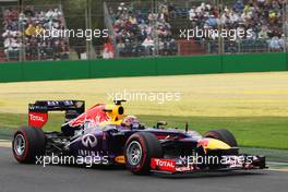 Mark Webber (AUS) Red Bull Racing RB9. 17.03.2013. Formula 1 World Championship, Rd 1, Australian Grand Prix, Albert Park, Melbourne, Australia, Race Day.