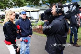 Jacques Villeneuve (CDN). 17.03.2013. Formula 1 World Championship, Rd 1, Australian Grand Prix, Albert Park, Melbourne, Australia, Race Day.