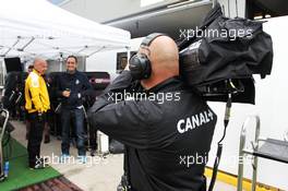 Frank Montangy (FRA) Canal+ TV Presenter. 17.03.2013. Formula 1 World Championship, Rd 1, Australian Grand Prix, Albert Park, Melbourne, Australia, Race Day.