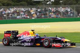 Sebastian Vettel (GER) Red Bull Racing RB9. 17.03.2013. Formula 1 World Championship, Rd 1, Australian Grand Prix, Albert Park, Melbourne, Australia, Race Day.