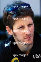 Romain Grosjean (FRA) Lotus F1 Team. 14.03.2013. Formula 1 World Championship, Rd 1, Australian Grand Prix, Albert Park, Melbourne, Australia, Preparation Day.