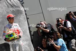 Sergio Perez (MEX) McLaren. 14.03.2013. Formula 1 World Championship, Rd 1, Australian Grand Prix, Albert Park, Melbourne, Australia, Preparation Day.