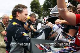 Christian Horner (GBR) Red Bull Racing Team Principal signs autographs for the fans. 14.03.2013. Formula 1 World Championship, Rd 1, Australian Grand Prix, Albert Park, Melbourne, Australia, Preparation Day.