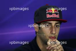 Daniel Ricciardo (AUS) Scuderia Toro Rosso in the FIA Press Conference. 14.03.2013. Formula 1 World Championship, Rd 1, Australian Grand Prix, Albert Park, Melbourne, Australia, Preparation Day.