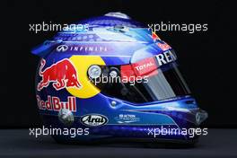 The helmet of Sebastian Vettel (GER) Red Bull Racing. 14.03.2013. Formula 1 World Championship, Rd 1, Australian Grand Prix, Albert Park, Melbourne, Australia, Preparation Day.
