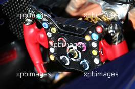 Scuderia Toro Rosso STR8 steering wheel. 14.03.2013. Formula 1 World Championship, Rd 1, Australian Grand Prix, Albert Park, Melbourne, Australia, Preparation Day.