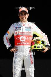 Sergio Perez (MEX) McLaren. 14.03.2013. Formula 1 World Championship, Rd 1, Australian Grand Prix, Albert Park, Melbourne, Australia, Preparation Day.