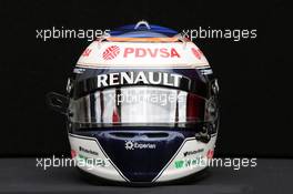 The helmet of Valtteri Bottas (FIN) Williams. 14.03.2013. Formula 1 World Championship, Rd 1, Australian Grand Prix, Albert Park, Melbourne, Australia, Preparation Day.