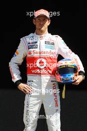 Jenson Button (GBR) McLaren. 14.03.2013. Formula 1 World Championship, Rd 1, Australian Grand Prix, Albert Park, Melbourne, Australia, Preparation Day.