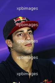 Daniel Ricciardo (AUS) Scuderia Toro Rosso in the FIA Press Conference. 14.03.2013. Formula 1 World Championship, Rd 1, Australian Grand Prix, Albert Park, Melbourne, Australia, Preparation Day.