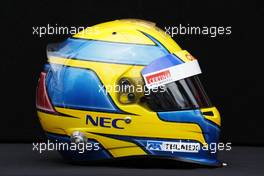 The helmet of Esteban Gutierrez (MEX) Sauber. 14.03.2013. Formula 1 World Championship, Rd 1, Australian Grand Prix, Albert Park, Melbourne, Australia, Preparation Day.