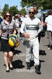 Lewis Hamilton (GBR) Mercedes AMG F1. 14.03.2013. Formula 1 World Championship, Rd 1, Australian Grand Prix, Albert Park, Melbourne, Australia, Preparation Day.