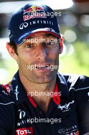 Mark Webber (AUS) Red Bull Racing. 14.03.2013. Formula 1 World Championship, Rd 1, Australian Grand Prix, Albert Park, Melbourne, Australia, Preparation Day.