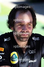 Ciaron Pilbeam (GBR) Lotus F1 Team Chief Race Engineer. 14.03.2013. Formula 1 World Championship, Rd 1, Australian Grand Prix, Albert Park, Melbourne, Australia, Preparation Day.