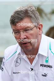 Ross Brawn (GBR) Mercedes AMG F1 Team Principal. 14.03.2013. Formula 1 World Championship, Rd 1, Australian Grand Prix, Albert Park, Melbourne, Australia, Preparation Day.