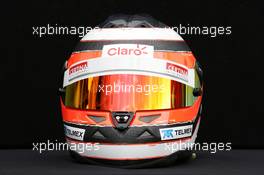 The helmet of Nico Hulkenberg (GER) Sauber. 14.03.2013. Formula 1 World Championship, Rd 1, Australian Grand Prix, Albert Park, Melbourne, Australia, Preparation Day.