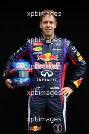 Sebastian Vettel (GER) Red Bull Racing. 14.03.2013. Formula 1 World Championship, Rd 1, Australian Grand Prix, Albert Park, Melbourne, Australia, Preparation Day.