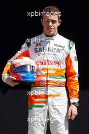 Paul di Resta (GBR) Sahara Force India F1. 14.03.2013. Formula 1 World Championship, Rd 1, Australian Grand Prix, Albert Park, Melbourne, Australia, Preparation Day.