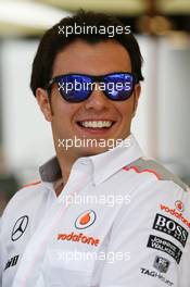 Sergio Perez (MEX) McLaren. 13.03.2013. Formula 1 World Championship, Rd 1, Australian Grand Prix, Albert Park, Melbourne, Australia, Preparation Day.