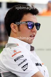 Sergio Perez (MEX) McLaren. 13.03.2013. Formula 1 World Championship, Rd 1, Australian Grand Prix, Albert Park, Melbourne, Australia, Preparation Day.