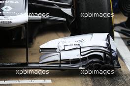 Williams FW35 front wing detail. 22.02.2013. Formula One Testing, Day Four, Barcelona, Spain.