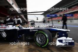 Valtteri Bottas (FIN) Williams FW35. 22.02.2013. Formula One Testing, Day Four, Barcelona, Spain.