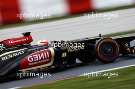 Romain Grosjean (FRA) Lotus F1 E21. 22.02.2013. Formula One Testing, Day Four, Barcelona, Spain.