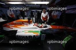 Jules Bianchi (FRA) Sahara Force India F1 Team VJM06. 22.02.2013. Formula One Testing, Day Four, Barcelona, Spain.