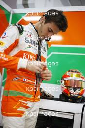 Jules Bianchi (FRA) Sahara Force India F1. 22.02.2013. Formula One Testing, Day Four, Barcelona, Spain.
