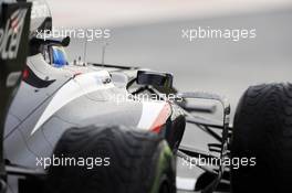 Esteban Gutierrez (MEX) Sauber C32. 22.02.2013. Formula One Testing, Day Four, Barcelona, Spain.