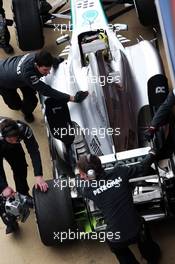 Nico Rosberg (GER) Mercedes AMG F1 W04. 21.02.2013. Formula One Testing, Day Three, Barcelona, Spain.