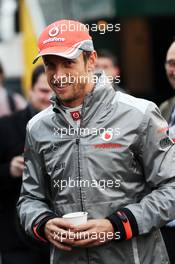 Jenson Button (GBR) McLaren. 21.02.2013. Formula One Testing, Day Three, Barcelona, Spain.