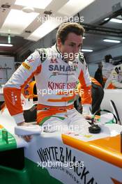 Adrian Sutil (GER) Sahara Force India VJM06. 21.02.2013. Formula One Testing, Day Three, Barcelona, Spain.