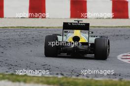 Giedo van der Garde (NLD) Caterham CT03. 21.02.2013. Formula One Testing, Day Three, Barcelona, Spain.