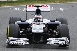 Valtteri Bottas (FIN) Williams FW35. 21.02.2013. Formula One Testing, Day Three, Barcelona, Spain.