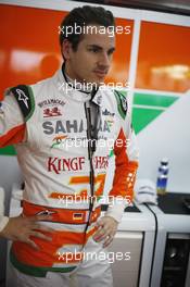 Adrian Sutil (GER) Sahara Force India F1. 21.02.2013. Formula One Testing, Day Three, Barcelona, Spain.